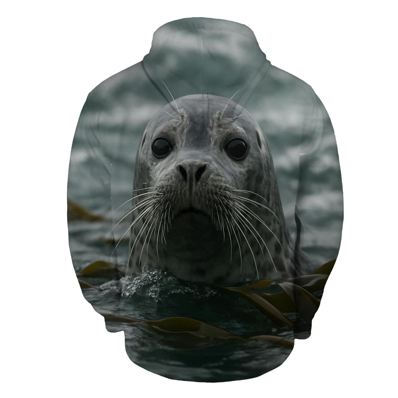 Kelp Cutwater — Harbor Seal zip-up hoodies