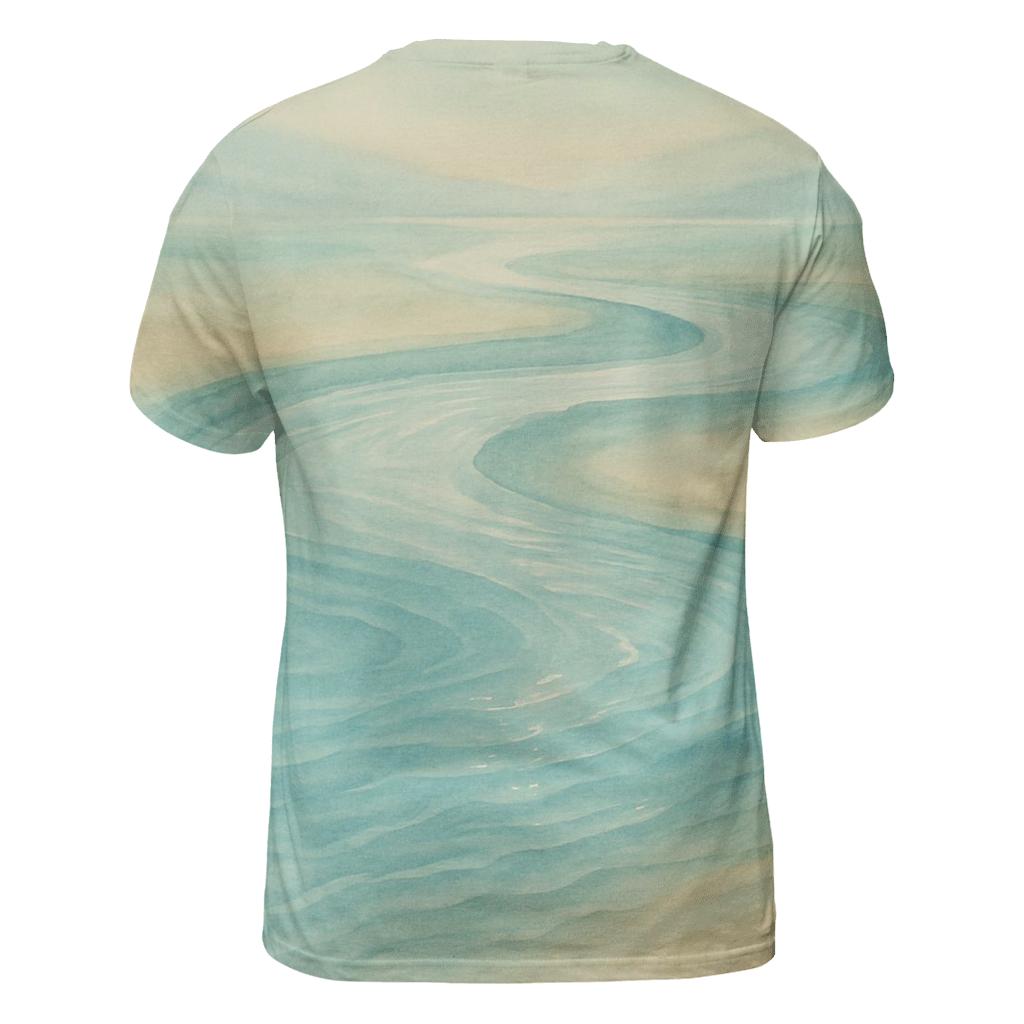 Sacred Waters Flow statement graphic shirts