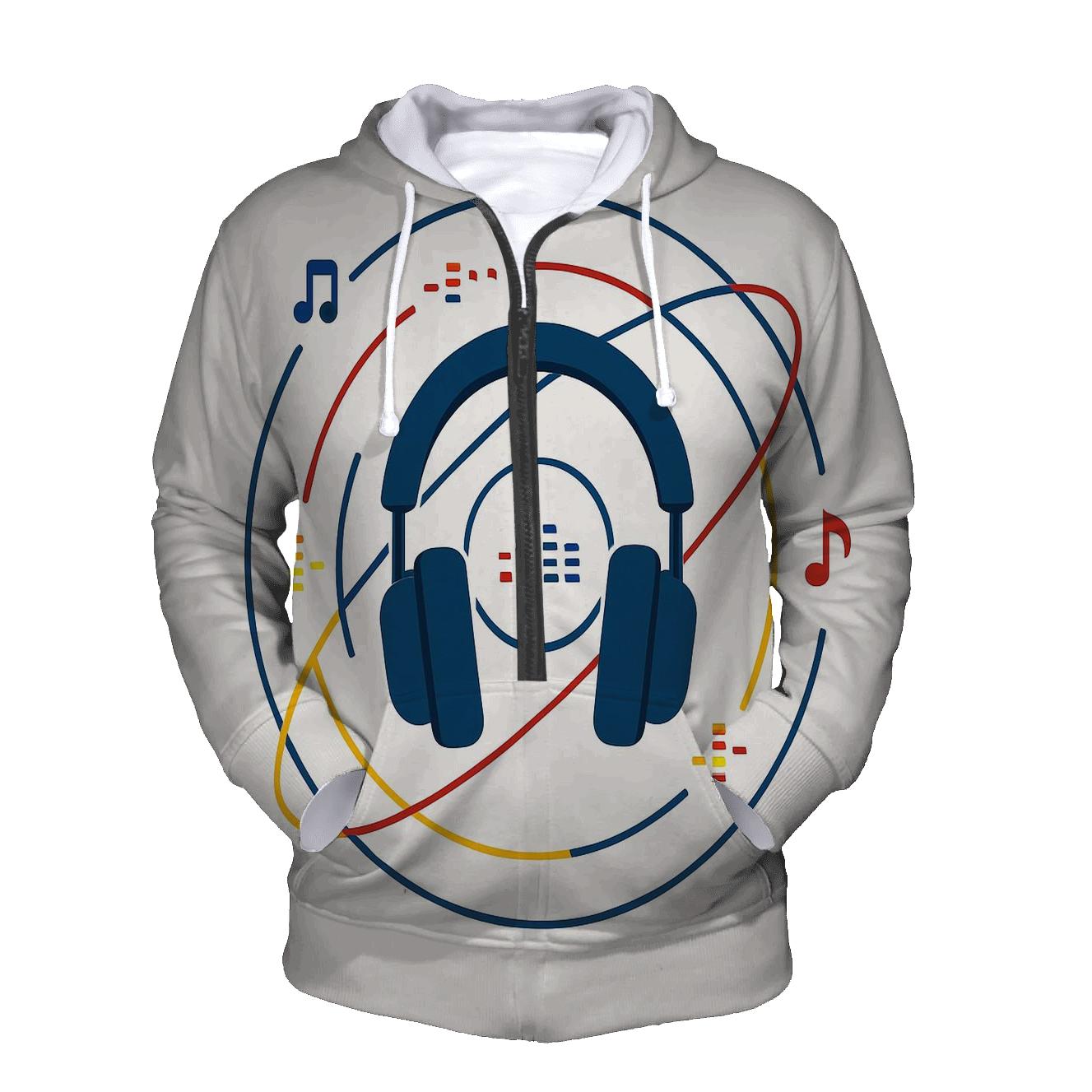 Headphone Orbit Diagram hoodie designs
