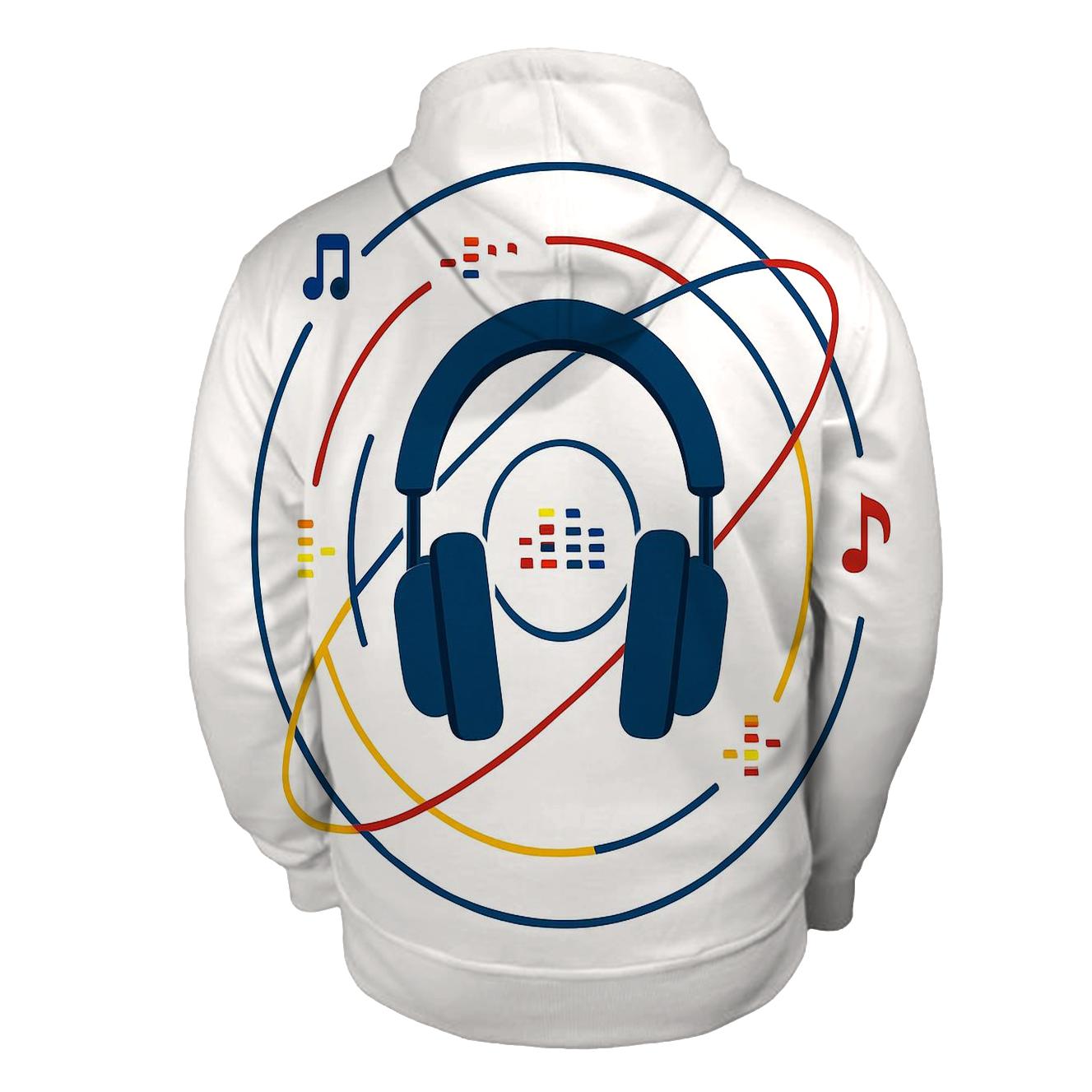 Headphone Orbit Diagram hoodie designs
