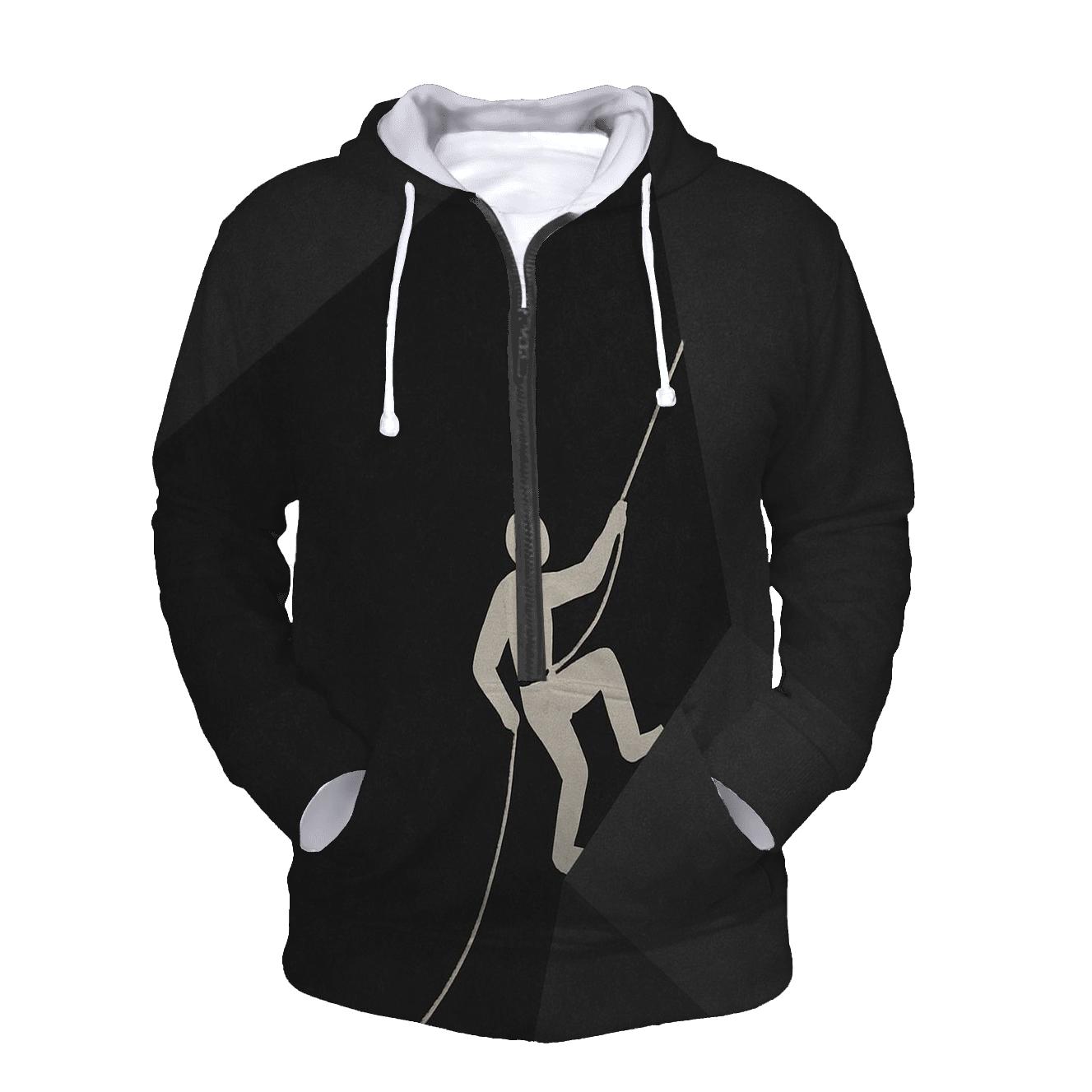 Minimalist Climber Ascent designer hoodies