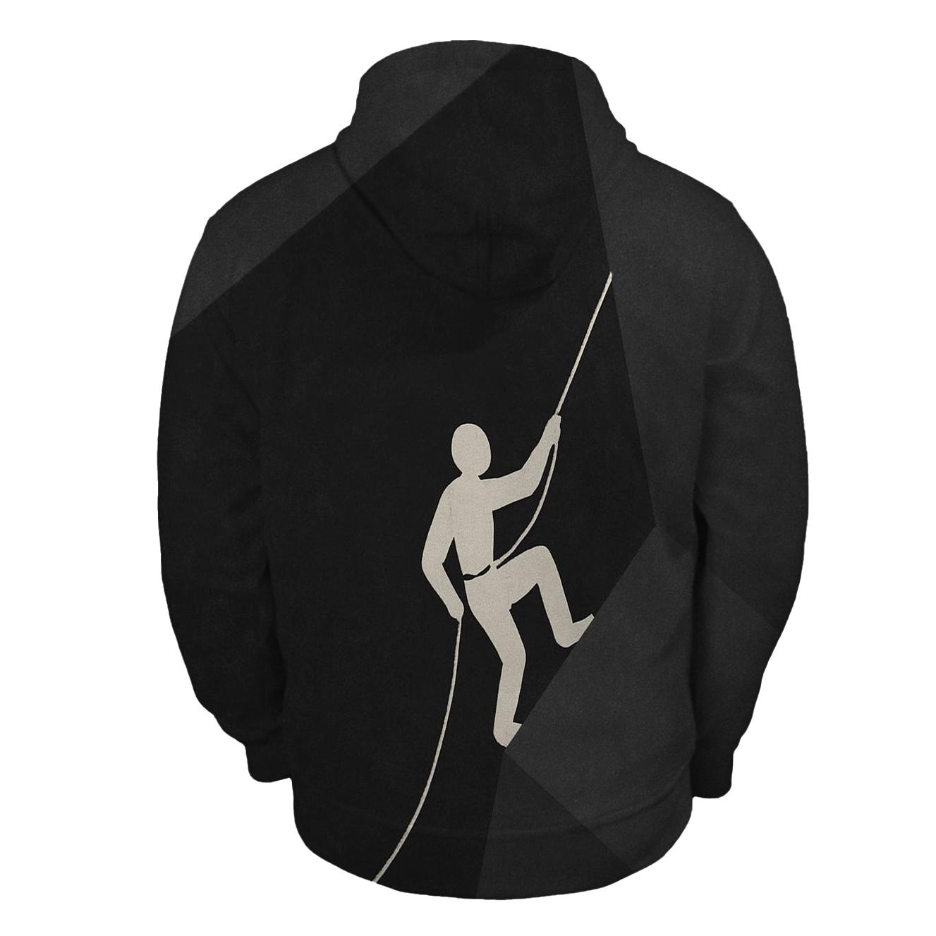 Minimalist Climber Ascent designer hoodies