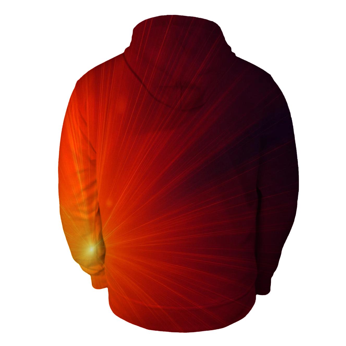 Solar Flare Sweep embroidered hoodies