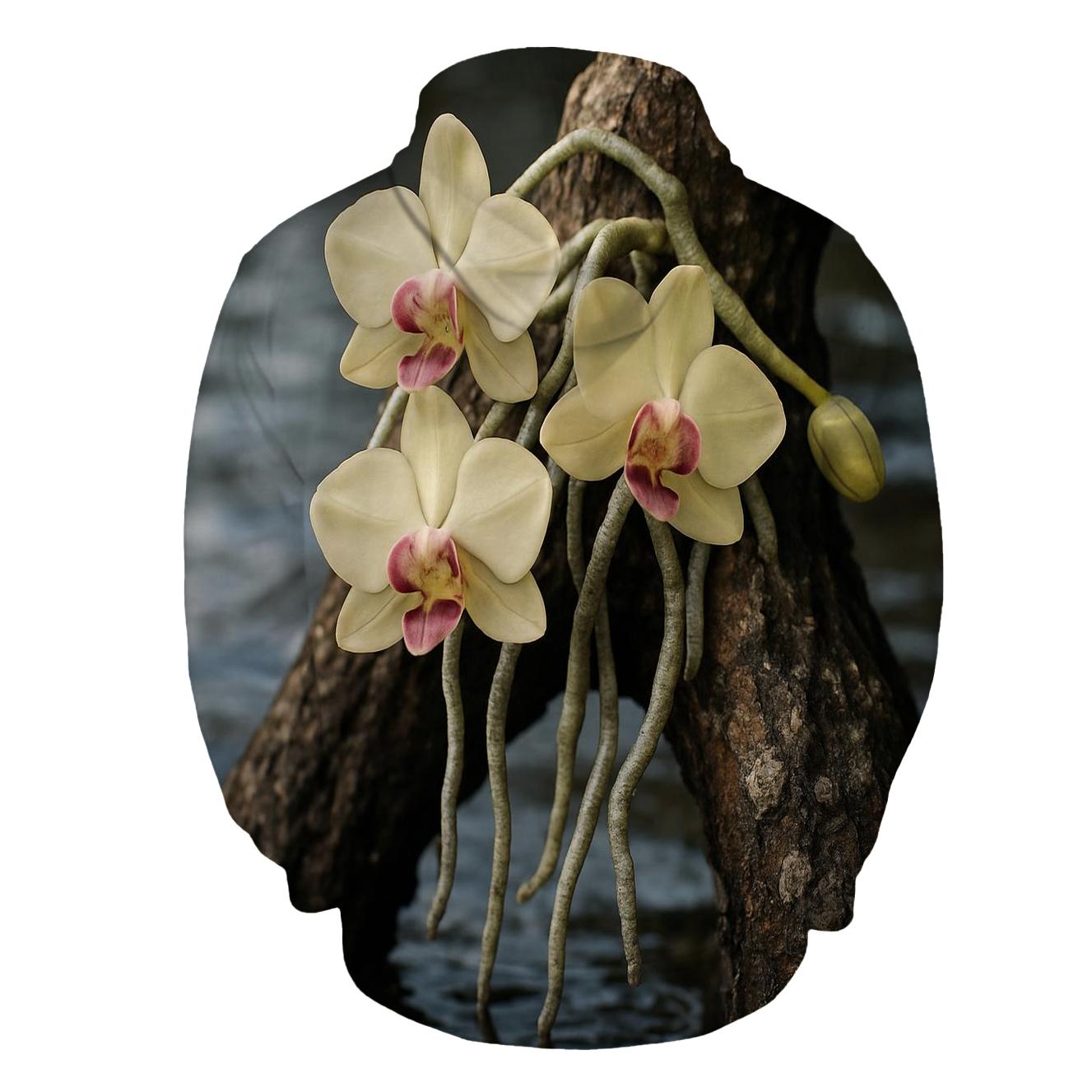 Mangrove Orchid Tidepool Contrast hoodie designs