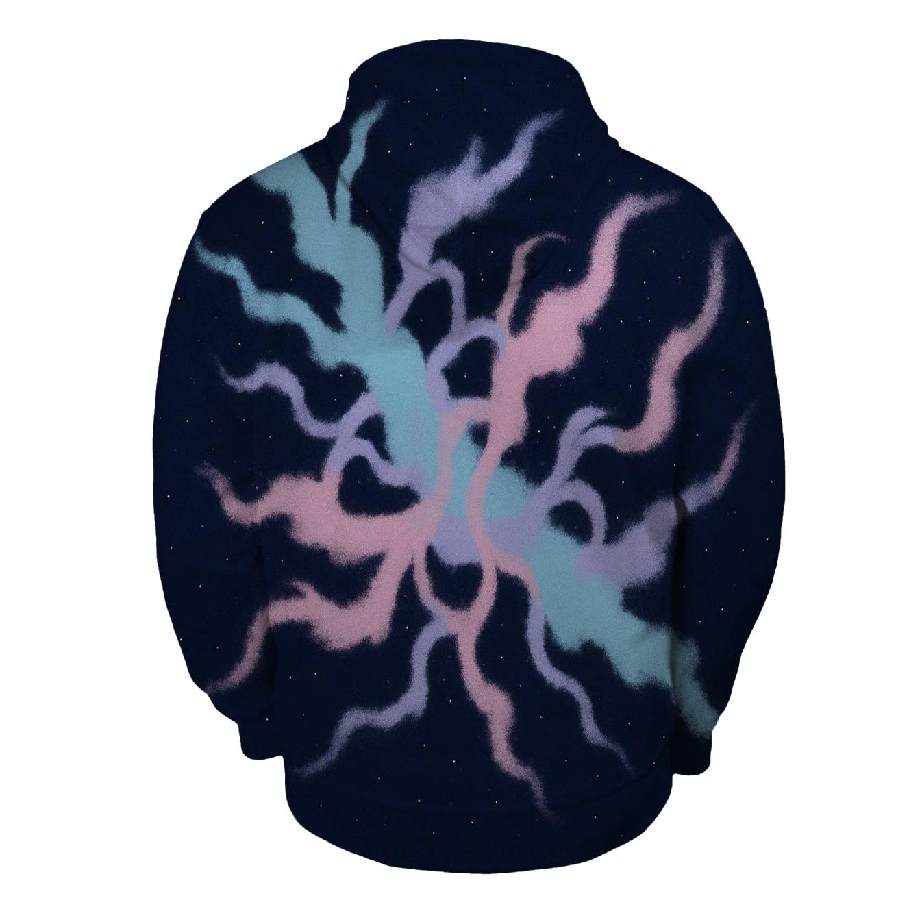 Nebula Filament Bouquet zip-up hoodies