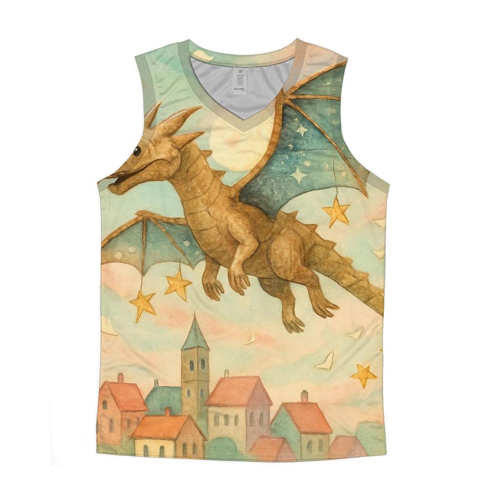 Paper Kite Dragon personalized athletic tanks