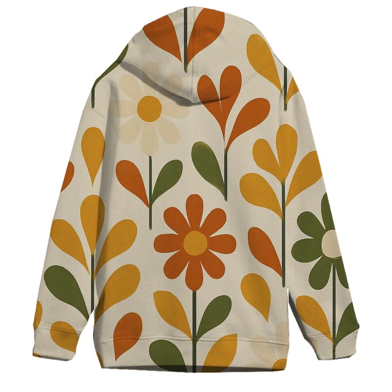 Groovy Meadow Florals heavyweight hoodies