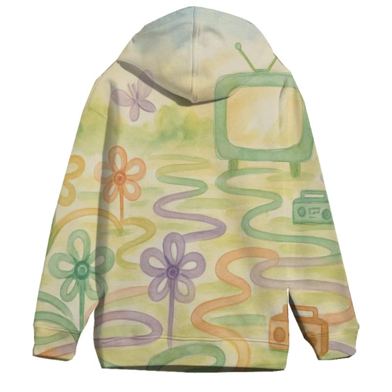 Cassette Ribbon Garden heavyweight hoodies