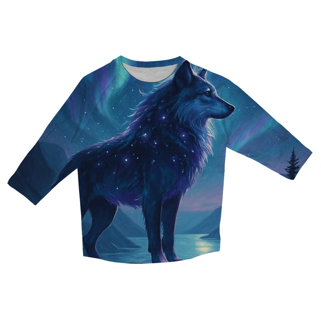 Aurora Lupus fashion 3/4 sleeve shirts