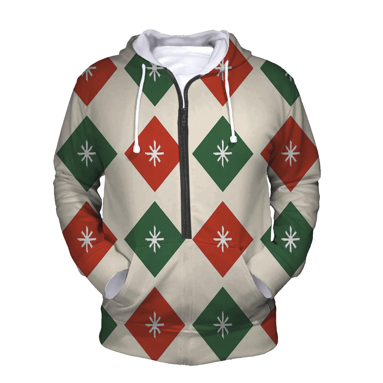 Diamond Snowflake Matrix hoodie trends