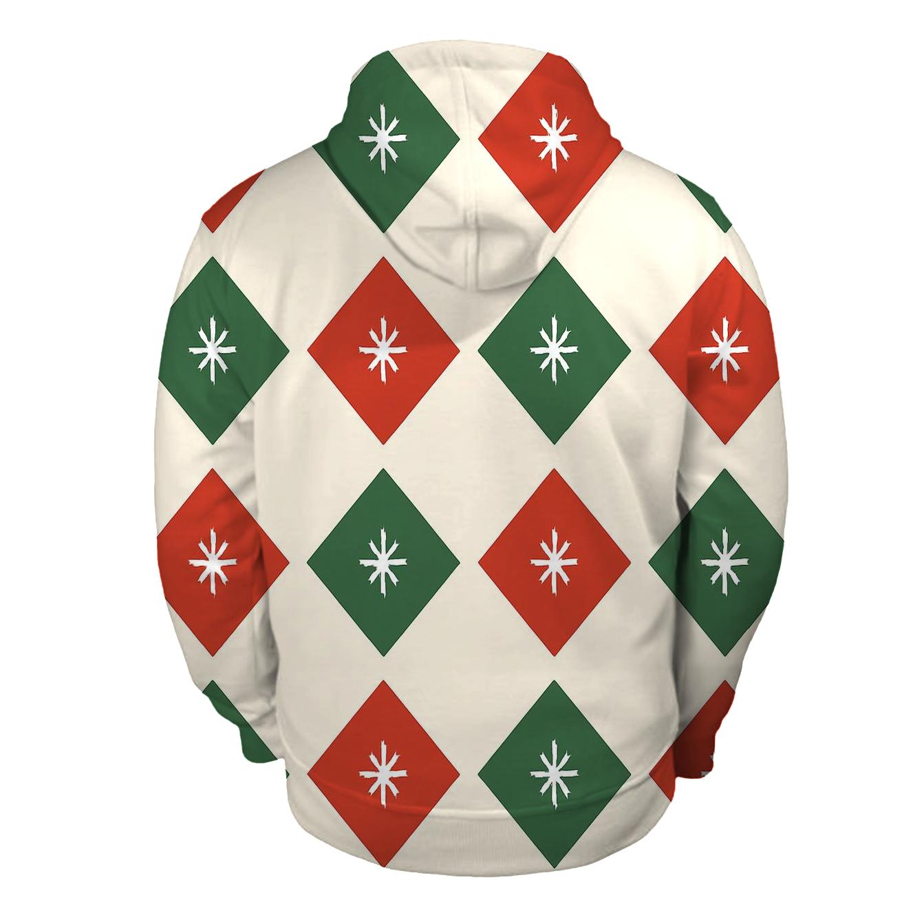 Diamond Snowflake Matrix hoodie trends