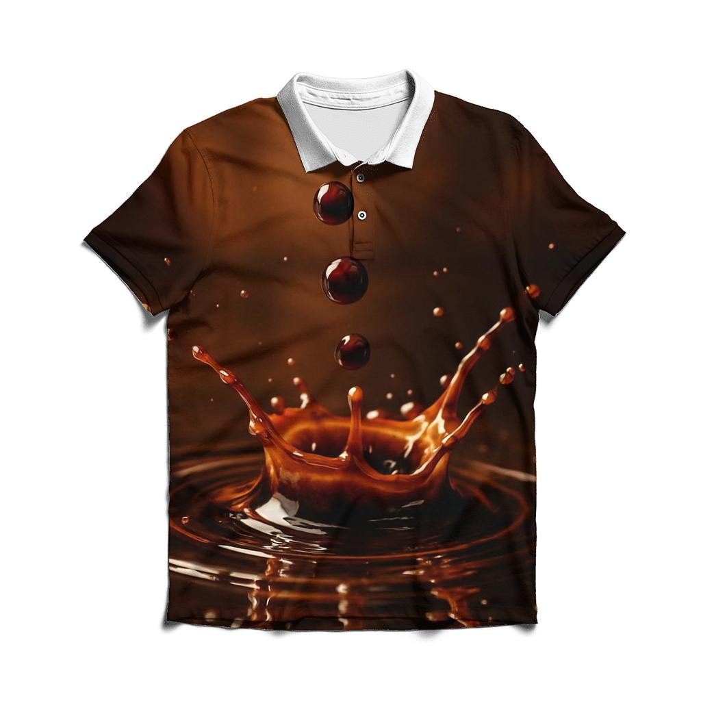Espresso Drops Motion stylish collar polo tees