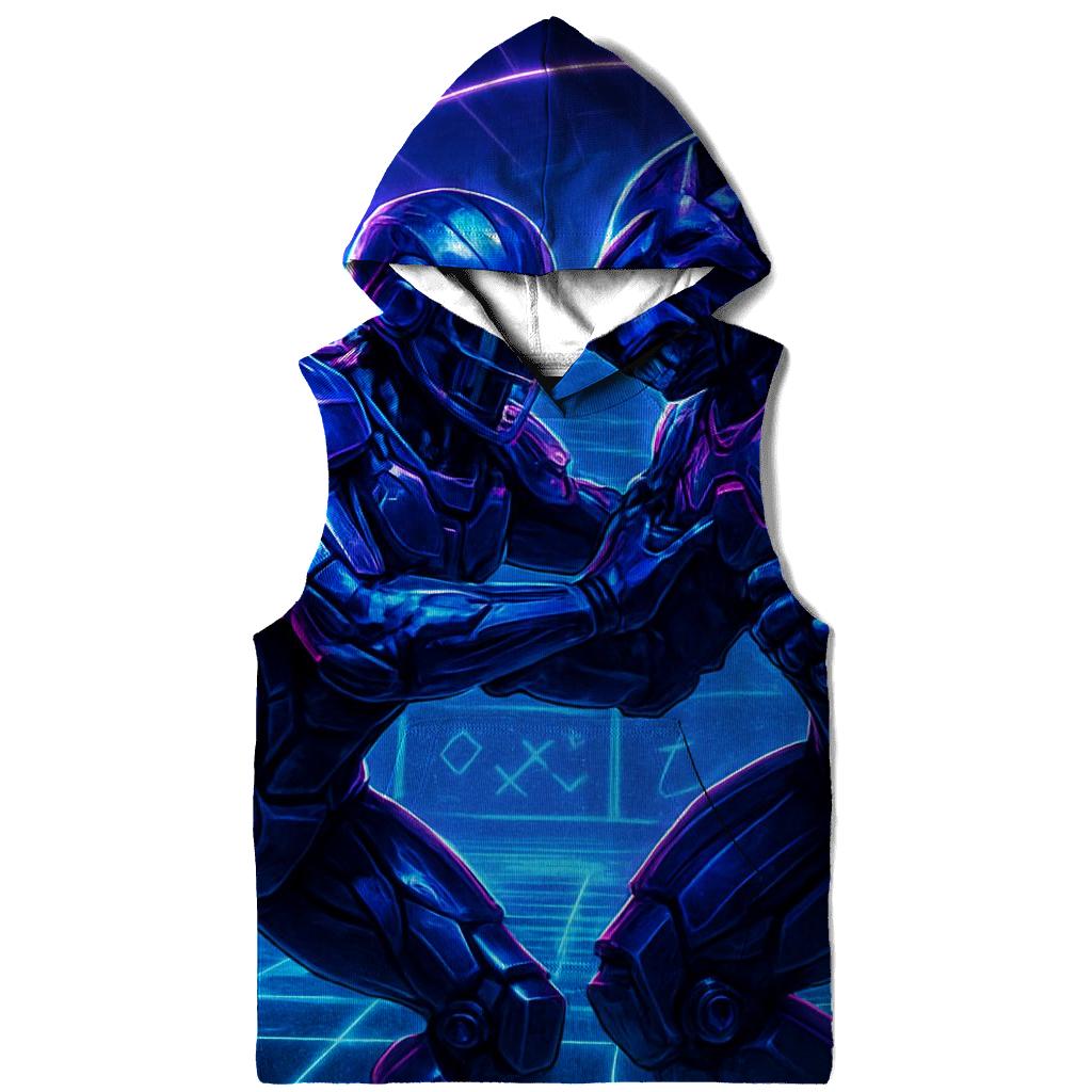 Futurist Gridiron Duel custom hoodies