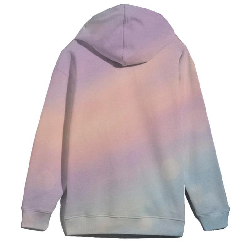 Pastel Drift zip-up hoodies
