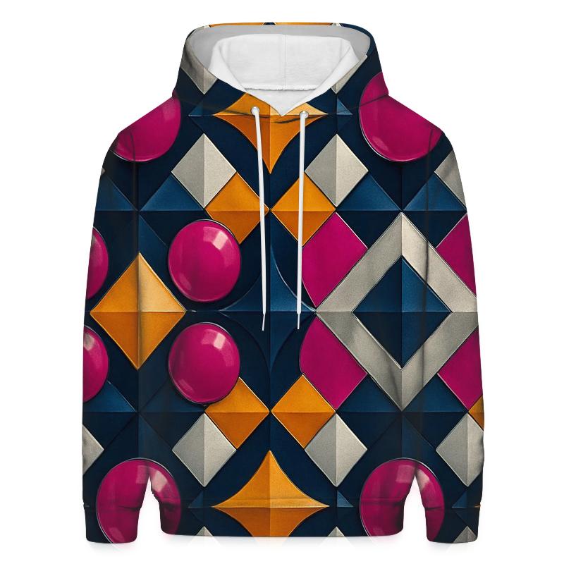 Cosmic Disco Geometry hoodie trends