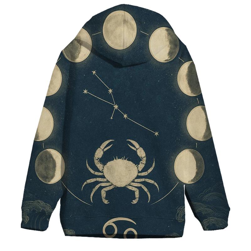 Cancer Moon Phase Cycle hoodie styles