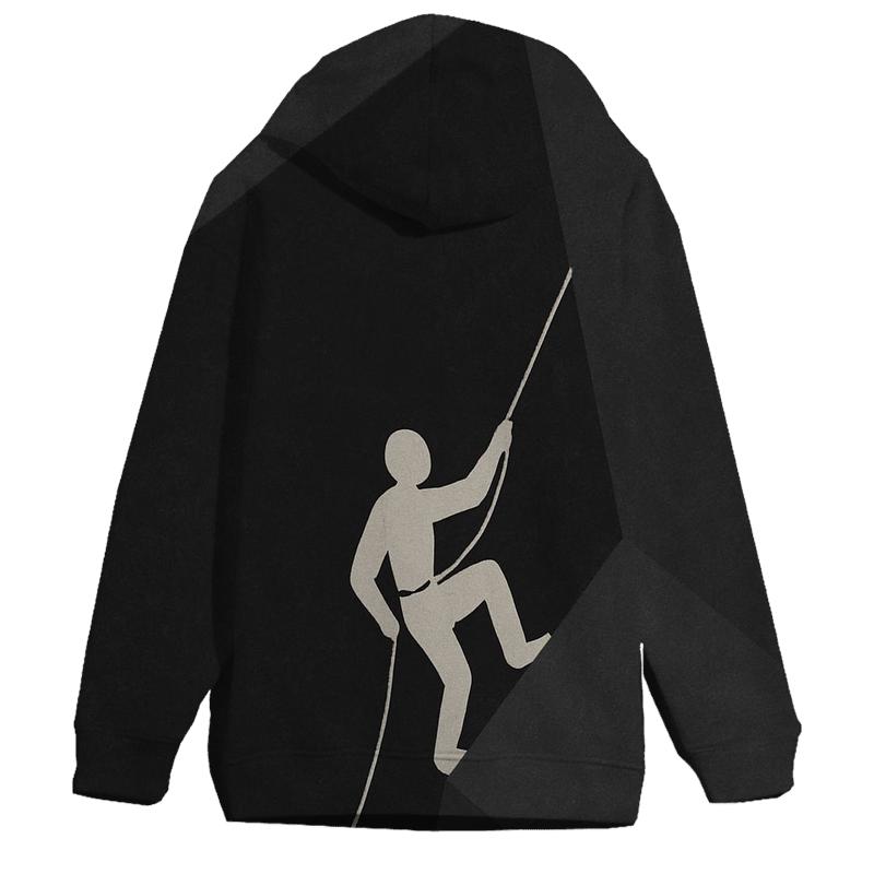 Minimalist Climber Ascent hoodie designs