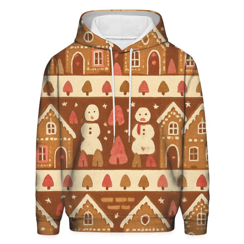 Gingerbread Village Parade Design custom hoodies