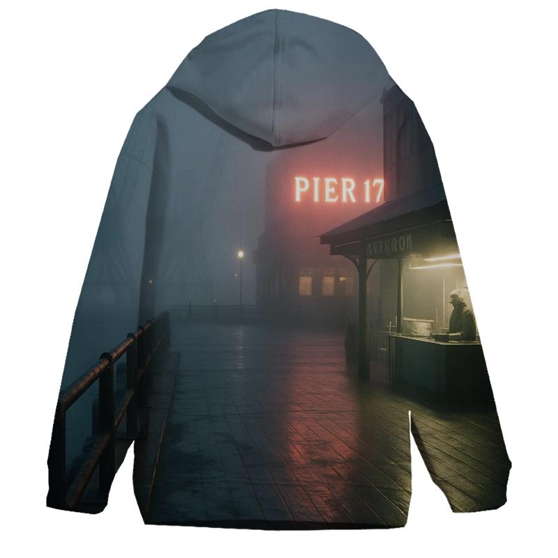 Harbor Fog And Neon Signatures hoodie trends
