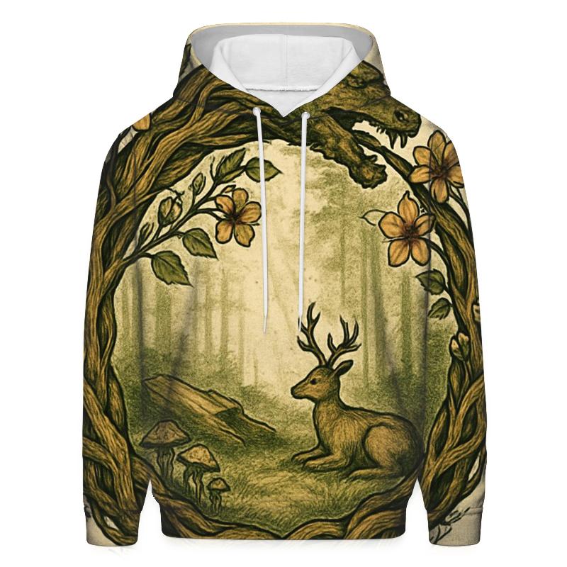 Forest Ring Of Renewal zip-up hoodies