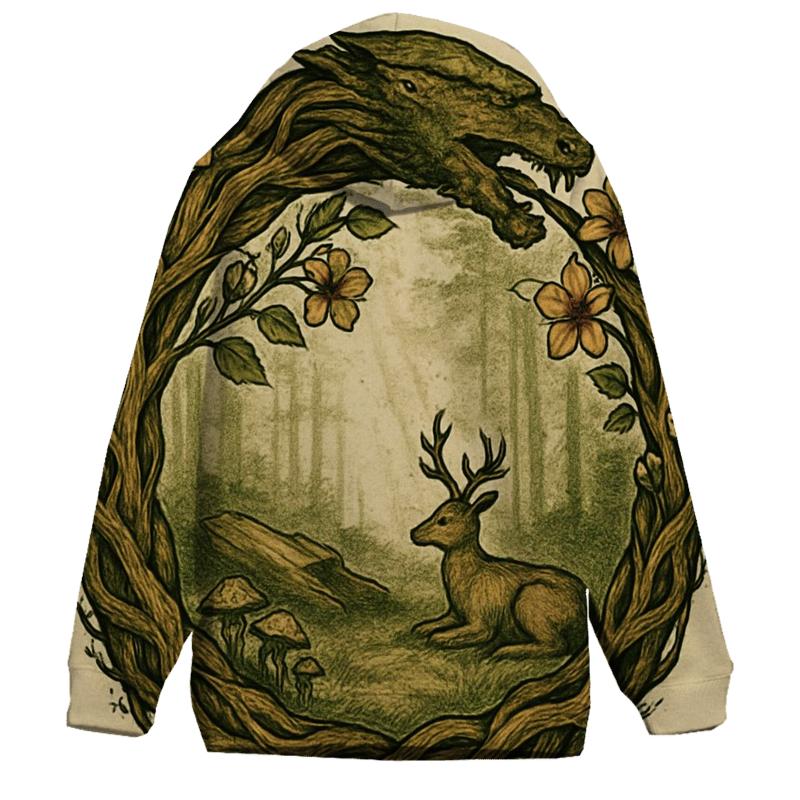 Forest Ring Of Renewal zip-up hoodies