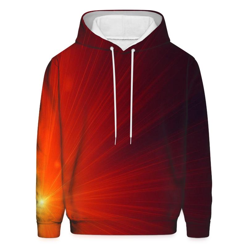 Solar Flare Sweep embroidered hoodies