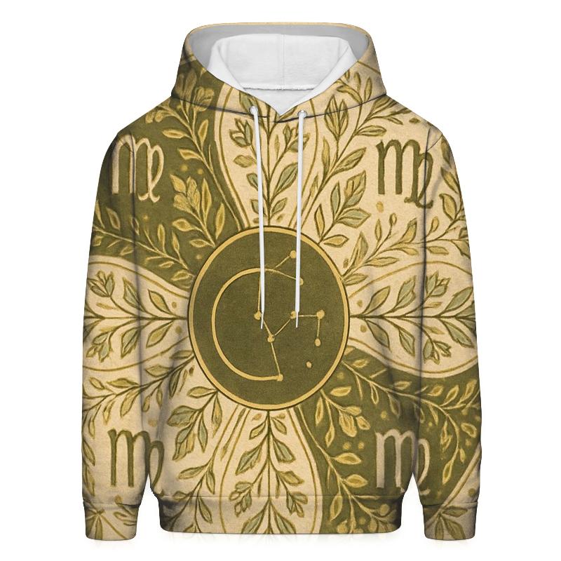 Virgo Earth Mandala Pattern hoodie styles