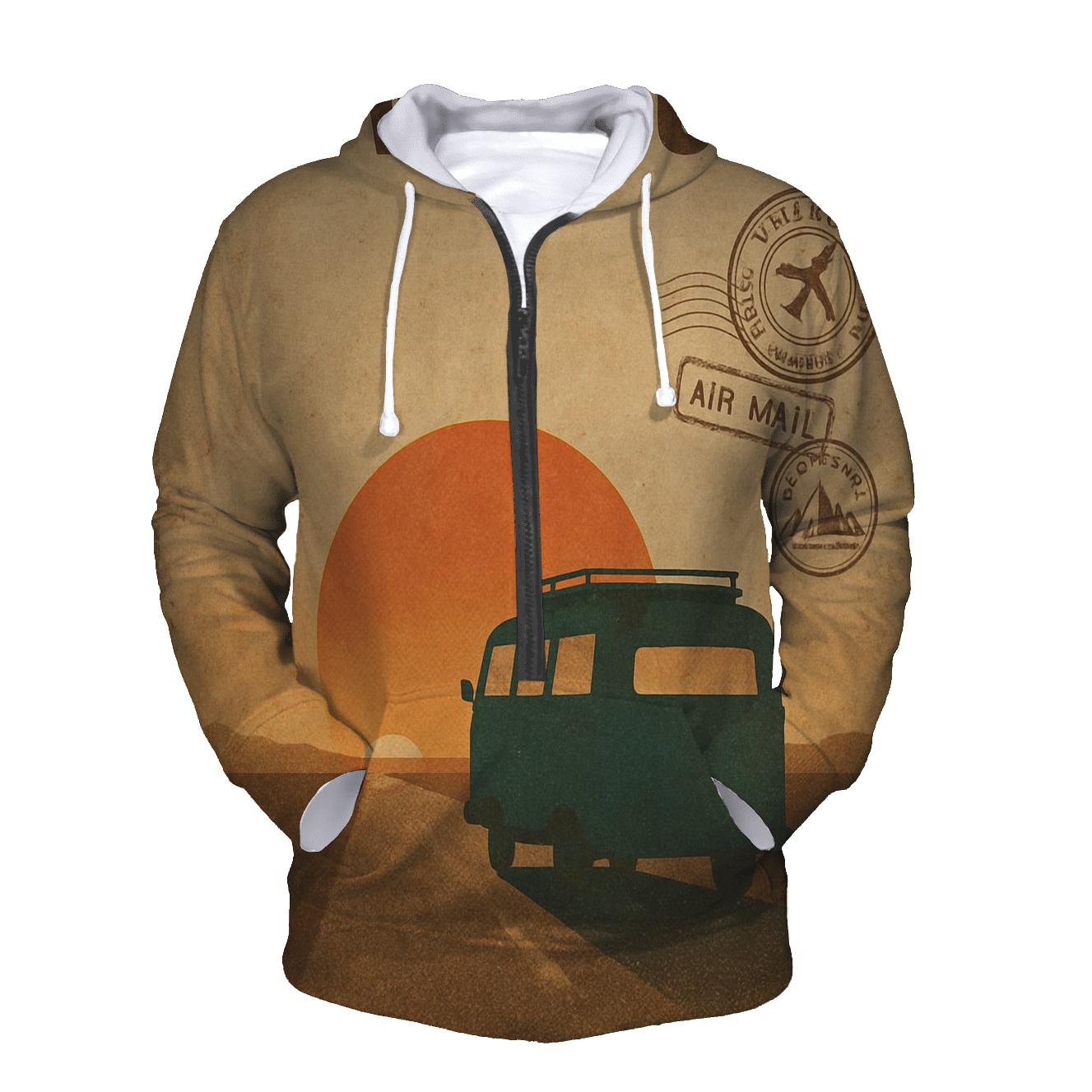 Sunset Roadtrip Poster 1974 premium hoodies
