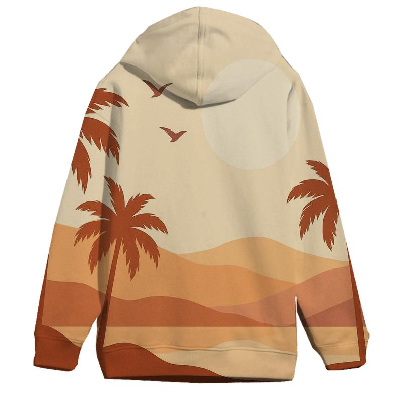 Amber Horizon Silhouettes heavyweight hoodies