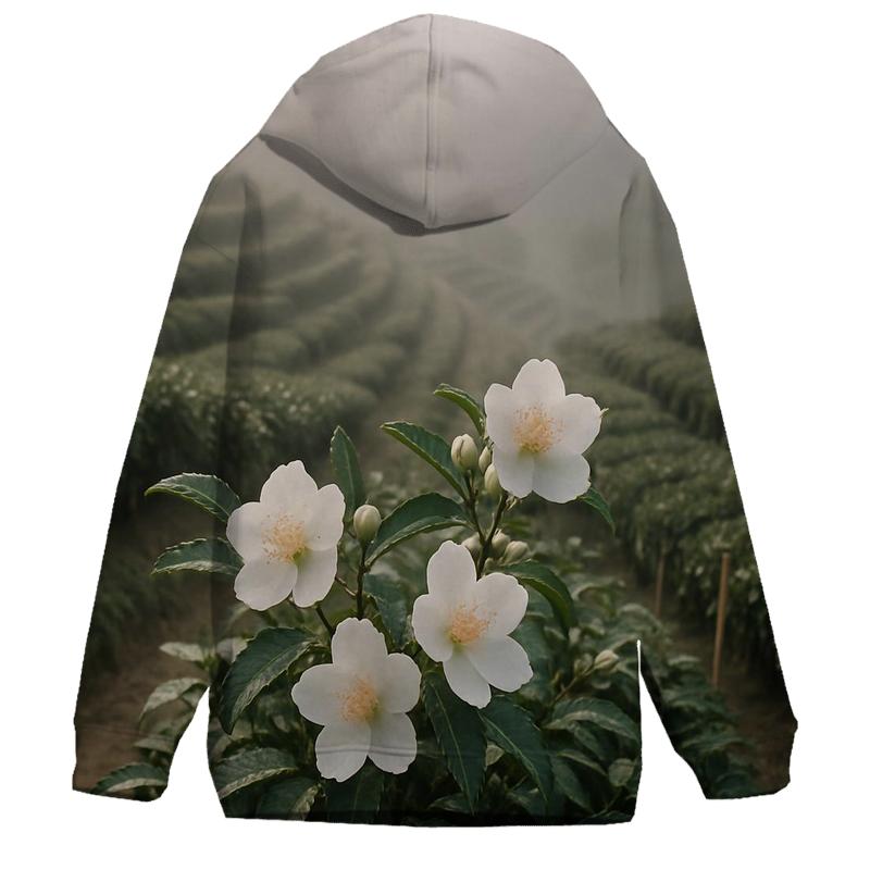 Tea Plantation Camellia Harvest hoodie designs