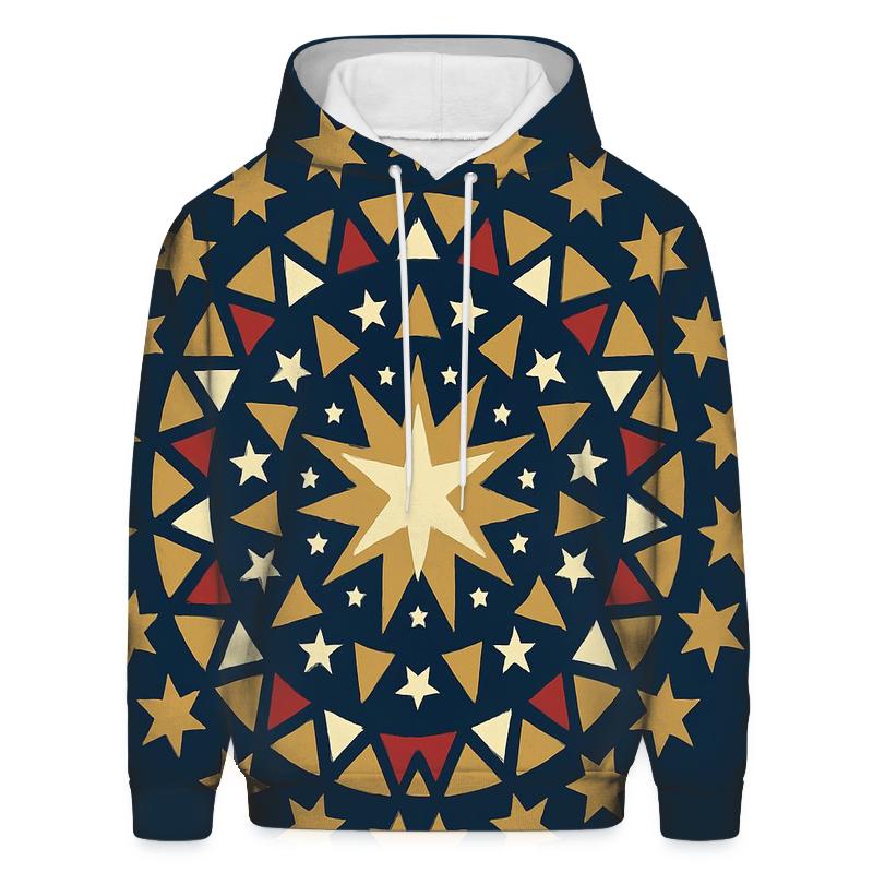 Starburst Ornament Mandala graphic hoodies