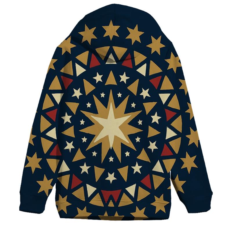 Starburst Ornament Mandala graphic hoodies