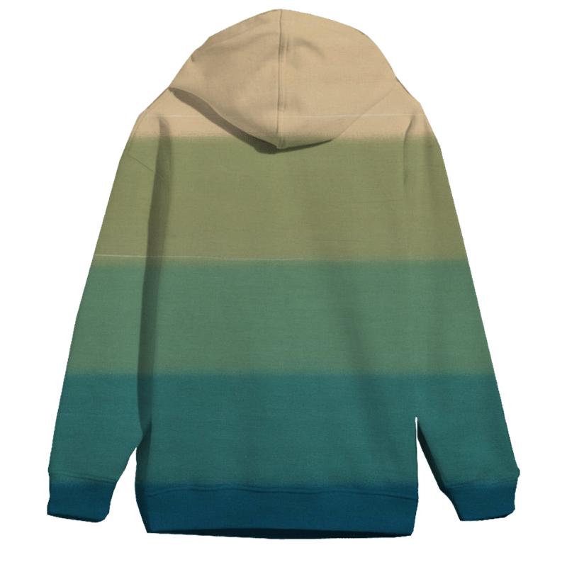 Horizon Stripes Lagoon hoodie trends