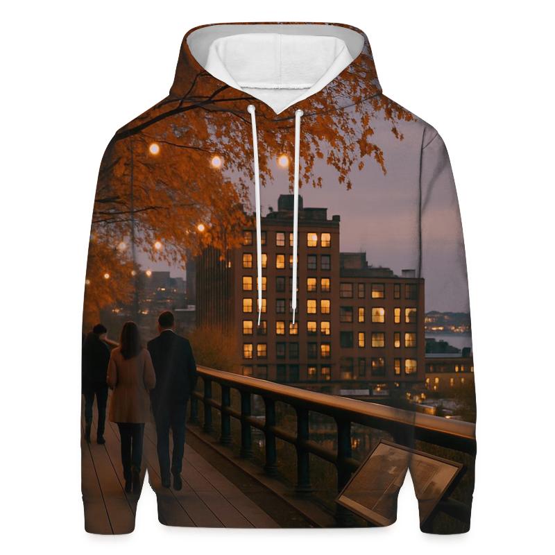 Autumn Twilight Along The High Line hoodie trends