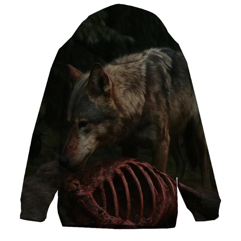 Forest Scavenger At Dusk custom hoodies