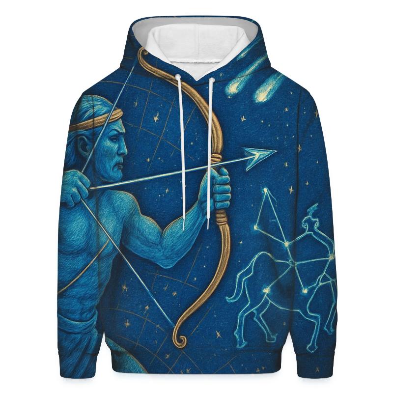 Sagittarius Archer Star Map pullover hoodies
