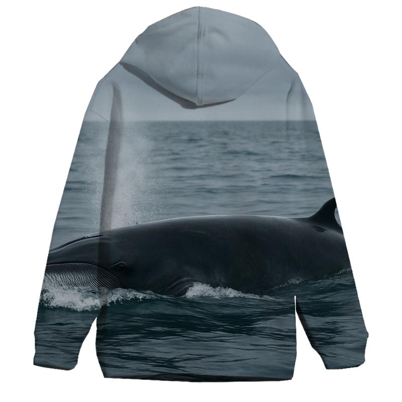 Pelagic Chase — Minke Whale hoodie trends