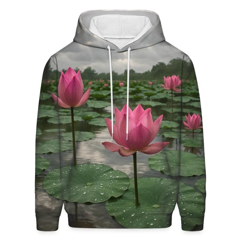 Monsoon Lotus Pond Renewal heavyweight hoodies