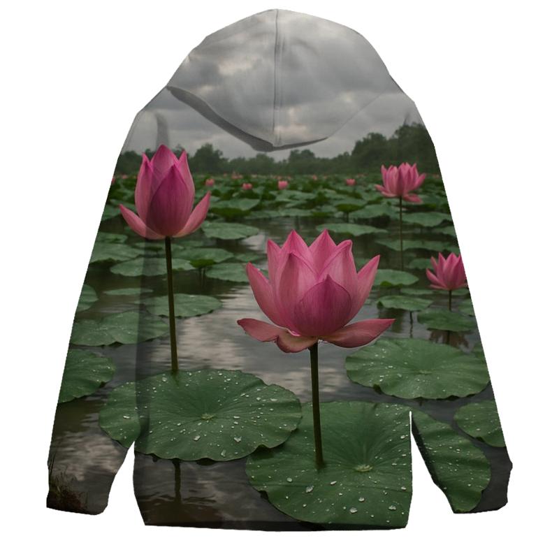 Monsoon Lotus Pond Renewal heavyweight hoodies