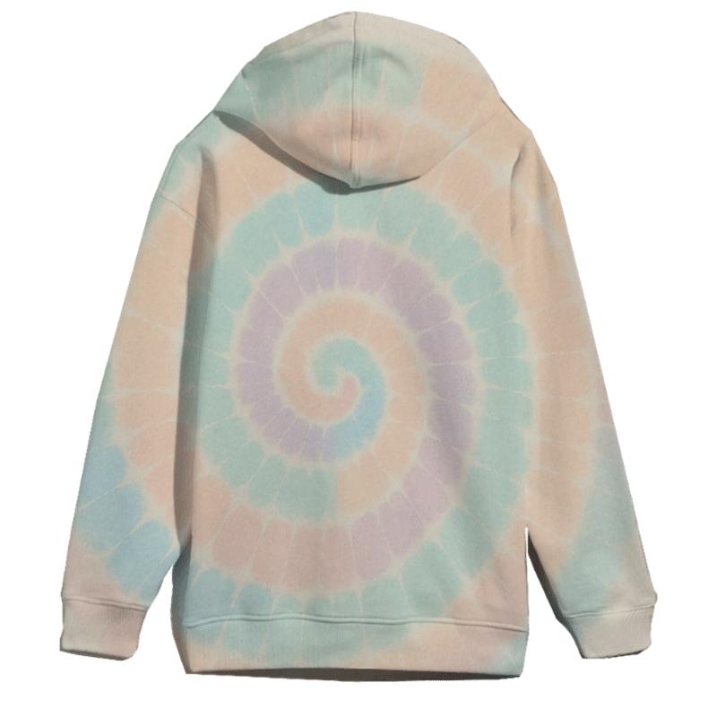 Spiral Speckle Pastel printed hoodies
