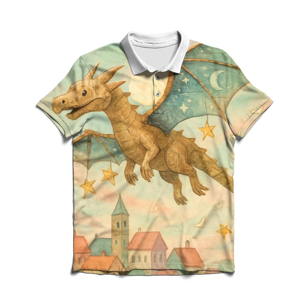 Paper Kite Dragon stylish collar polo tees