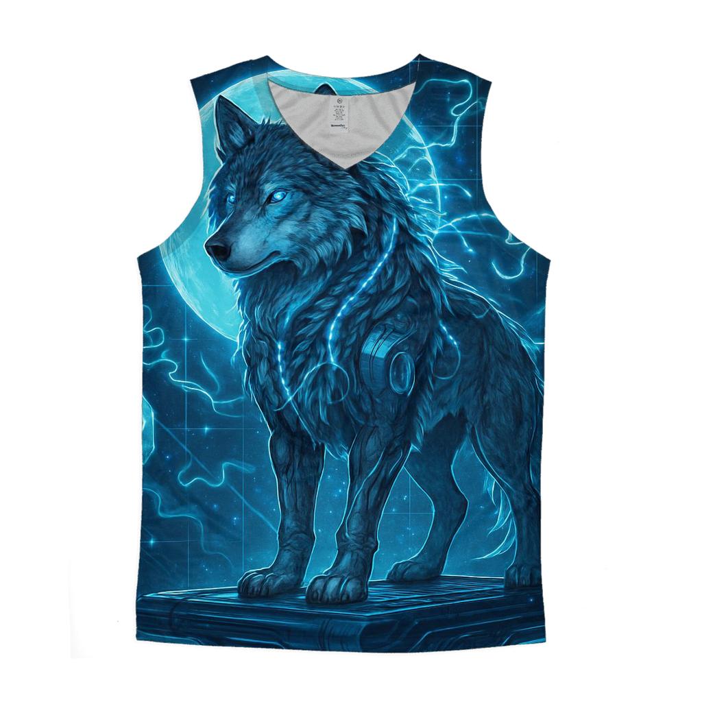 Circuit Howl Sentinel cotton sleeveless tops