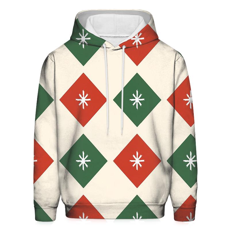 Diamond Snowflake Matrix heavyweight hoodies