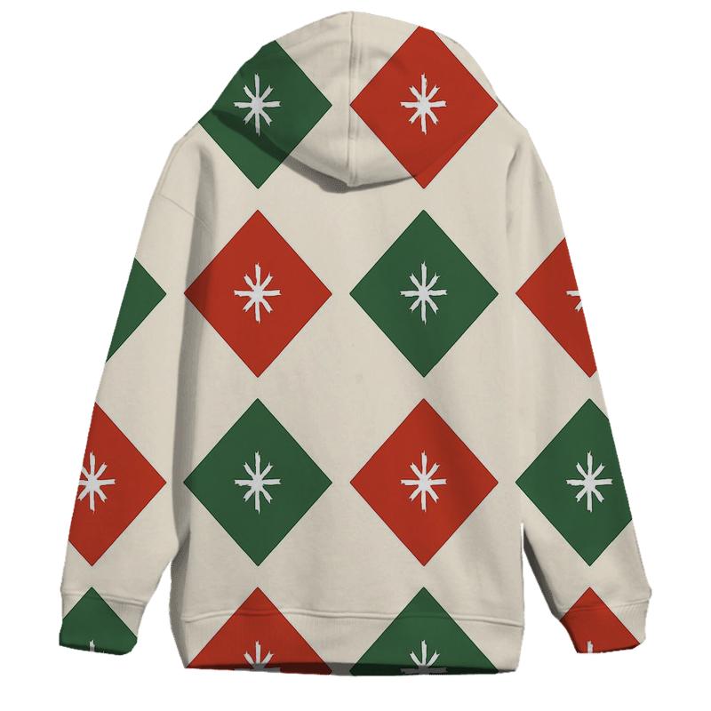 Diamond Snowflake Matrix heavyweight hoodies