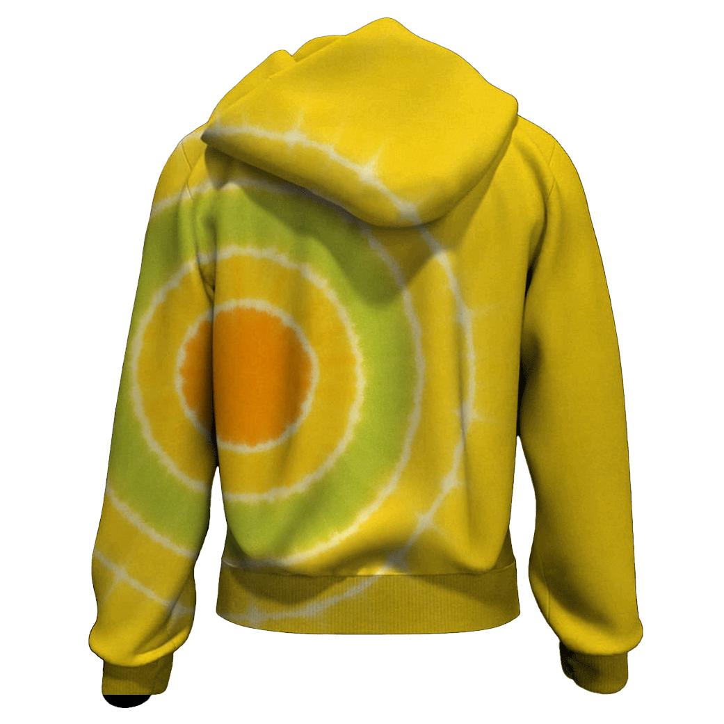Citrus Bullseye Offset graphic hoodies