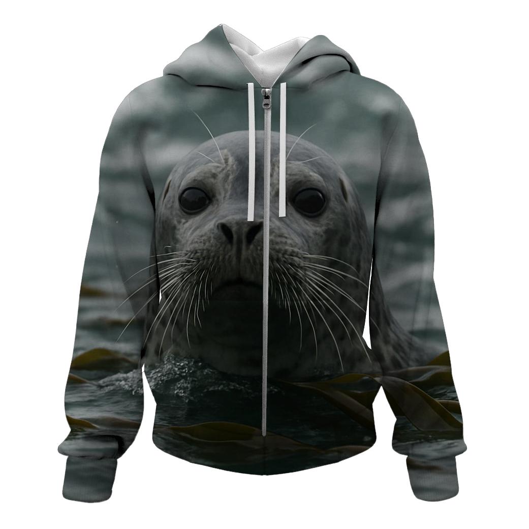 Kelp Cutwater — Harbor Seal heavyweight hoodies