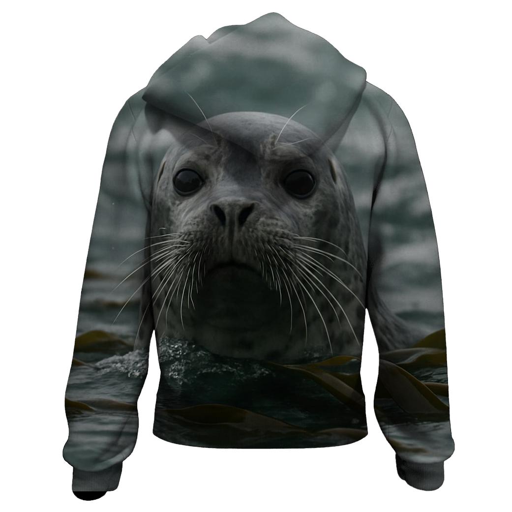 Kelp Cutwater — Harbor Seal heavyweight hoodies