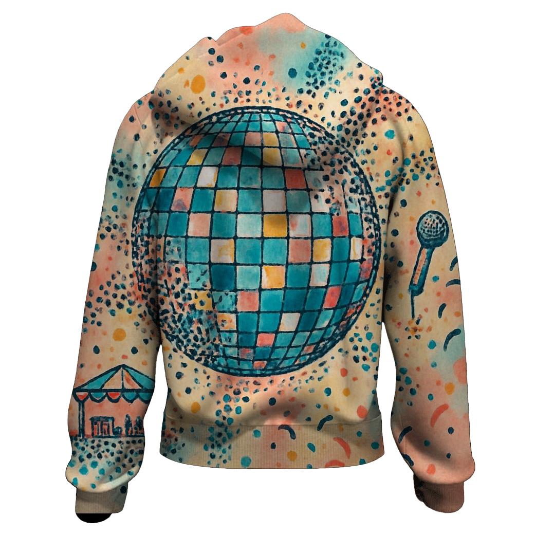 Disco Dot Carnival pullover hoodies