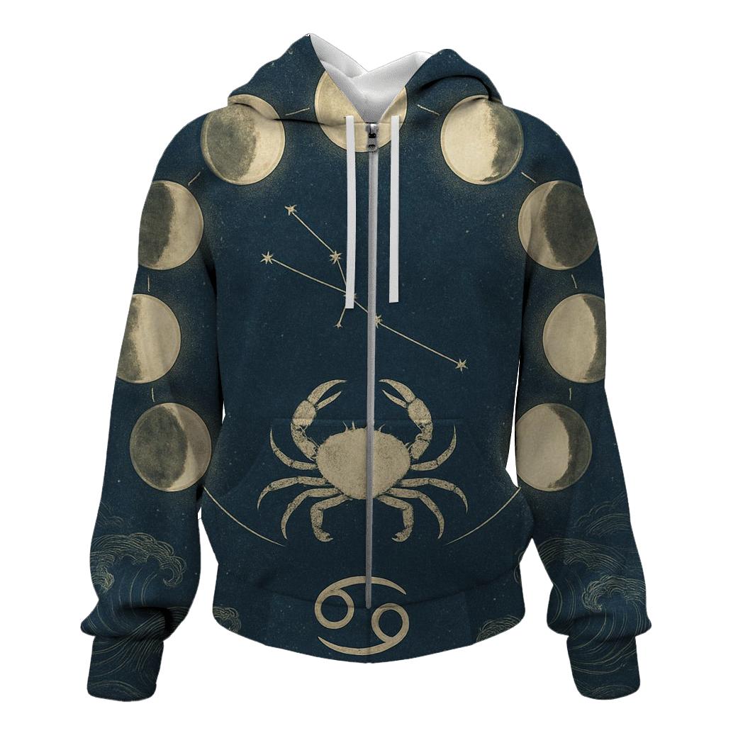 Cancer Moon Phase Cycle hoodie styles