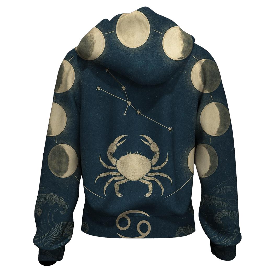 Cancer Moon Phase Cycle hoodie styles